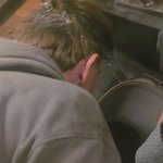 Jake Moore getting holy water meme