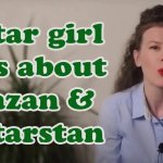 Tatar Girl Blows A Big Pink Bubblegum Bubble GIF Template