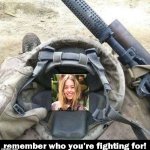 Sween | image tagged in remember who you're fighting for | made w/ Imgflip meme maker
