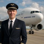 A PILOT WITH BOEING 777