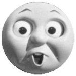 Thomas surprised face