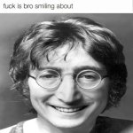 John Lennon smiling