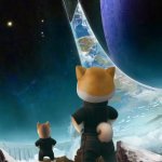 AI dog meme space exploration