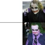 Joker meme template