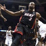 Dwayne Wade celebration