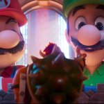 Mario Galaxy Movie - Bowser presents his masterpiece. meme