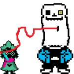 Sans kills ralsei GIF Template