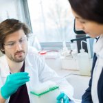 Man and Woman in Lab