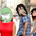 CD-Call Is Distracted With G | image tagged in distracted cd-call,distracted girlfriend,cd-call,lily orchard,pokemadhouse | made w/ Imgflip meme maker