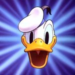 Donald Duck Smiling Face