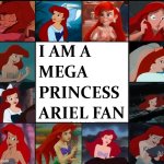 I am a mega princess ariel fan