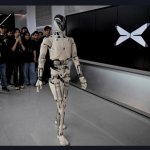 Tesla robot show off