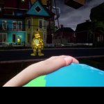 Fazbear run GIF Template