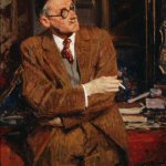 James Joyce by Jacques-Emile Blanche meme
