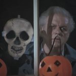 Hazelrigg through a window at Halloween school dance meme