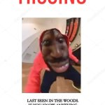 fun | LAST SEEN IN THE WOODS. IF YOU KNOW ANYTHING ABOUT THIS CALL AUTHORITIES | image tagged in missing poster | made w/ Imgflip meme maker