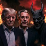 Donald Trump, Jeffrey Epstein and Satan, Lucifer, Devil