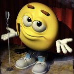 shrugging emoji on stage meme