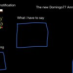 The new Domingo77 anoucment temp