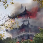 temple bursts into flames after tourist wrongly used incense meme