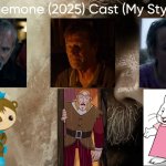 Anemone (2025) Cast (My Style) | image tagged in anemone 2025 cast my style,meme,memes,anemone,spoof cast,characters | made w/ Imgflip meme maker