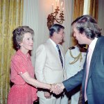 Donald Trump and Nancy Reagan