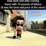 Gonna make a loooooooot of salad this week | How dads feel after coming home with 10 pounds of lettuce
(It was the best unit price at the store) | image tagged in gifs,memes,funny,relatable,funny memes,gif | made w/ Imgflip video-to-gif maker