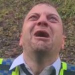 british cop screaming