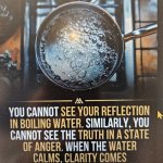 Boiling water anger clarity