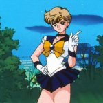 Sailor Uranus pointing