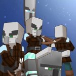 Pillagers and Ravager meme