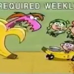 a required weekly test meme