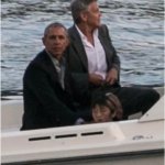 Obama Clooney Epstein Island