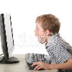 anger computer kid