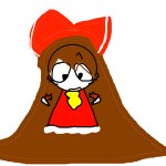 reimu pulling out her own hair template