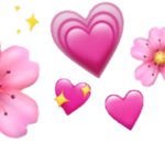 hearts flowers and stars