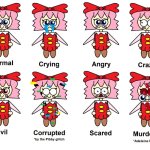 Here's my new meme of 2025 | image tagged in different types of ribbon,kirby,gore,blood,funny,comics/cartoons | made w/ Imgflip meme maker