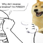 Reversed timeline poop template