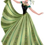 Anna in her Coronation Gown