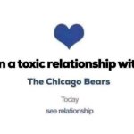 In a toxic relationship with