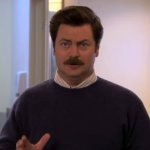 Ron Swanson talking