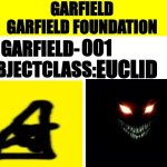 Garfield-001 Euclid Label