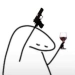Gun and wine