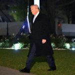 Trump Ignores Flag on Ground