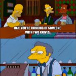 Two wives homer 4 panel