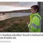 loneliest boy forced to befriend ducks
