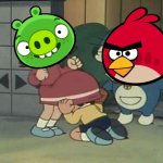 Angry birds Doraemon collab | image tagged in doraemon poll n | made w/ Imgflip meme maker