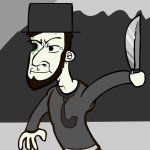 Abraham Lincoln with a Machete