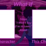 I Won't Say I'm in Love Meme Blank