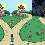 3 Paths Dramatic Choice